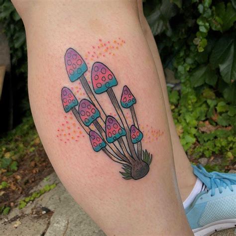 psilocybin mushroom tattoo